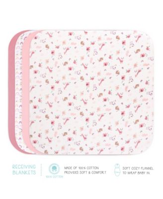 Baby Girls Newborn Shower Gift Set Layette Essentials, Pink