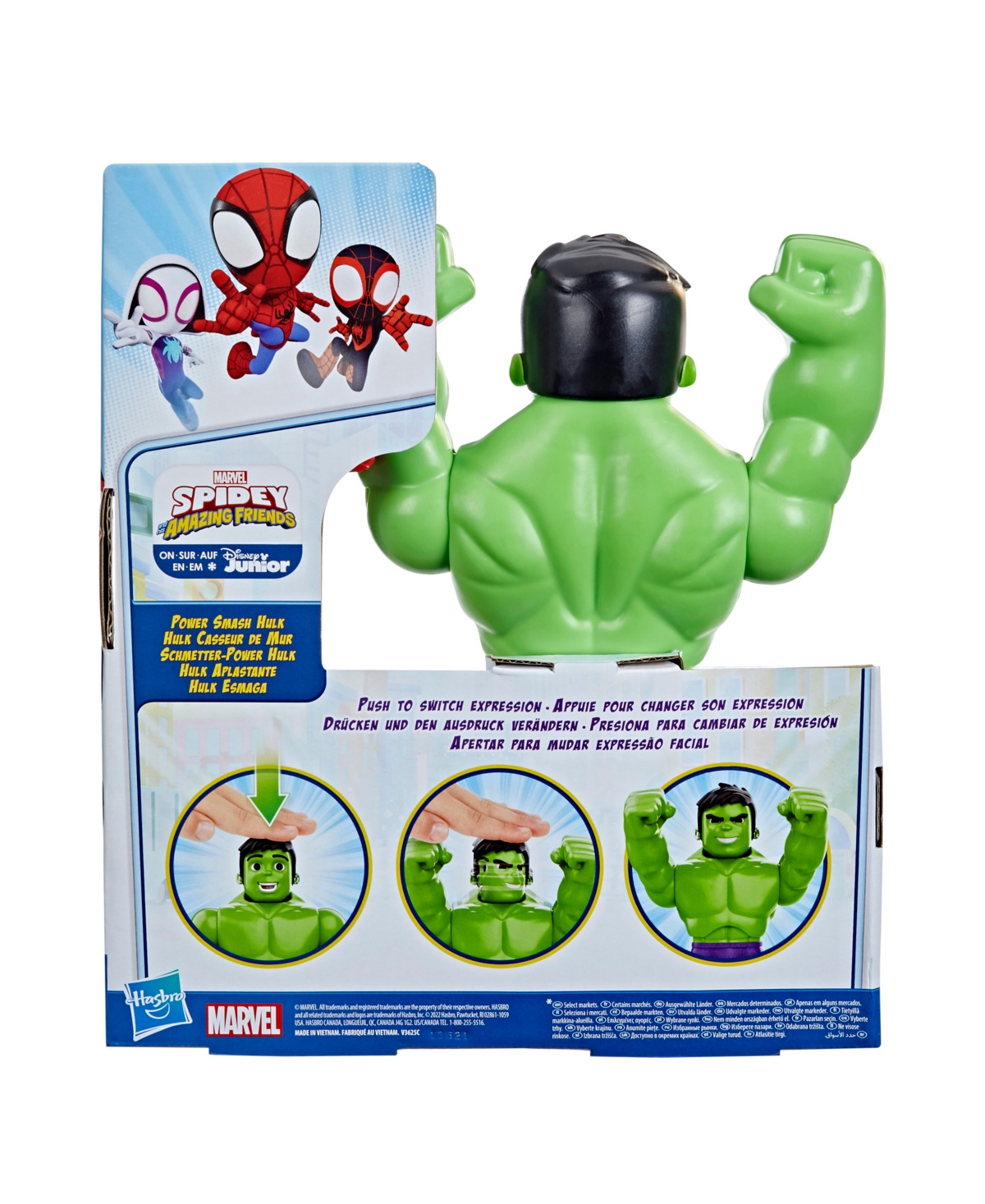 Shop Spidey And His Amazing Friends Power Smash Hulk In No Color