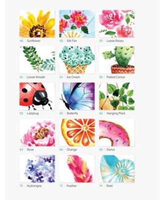 Watercolor the Easy Way - Step-By-Step Tutorials for 50 Beautiful Motifs Including Plants, Flowers, Animals & More by Sara Berrenson