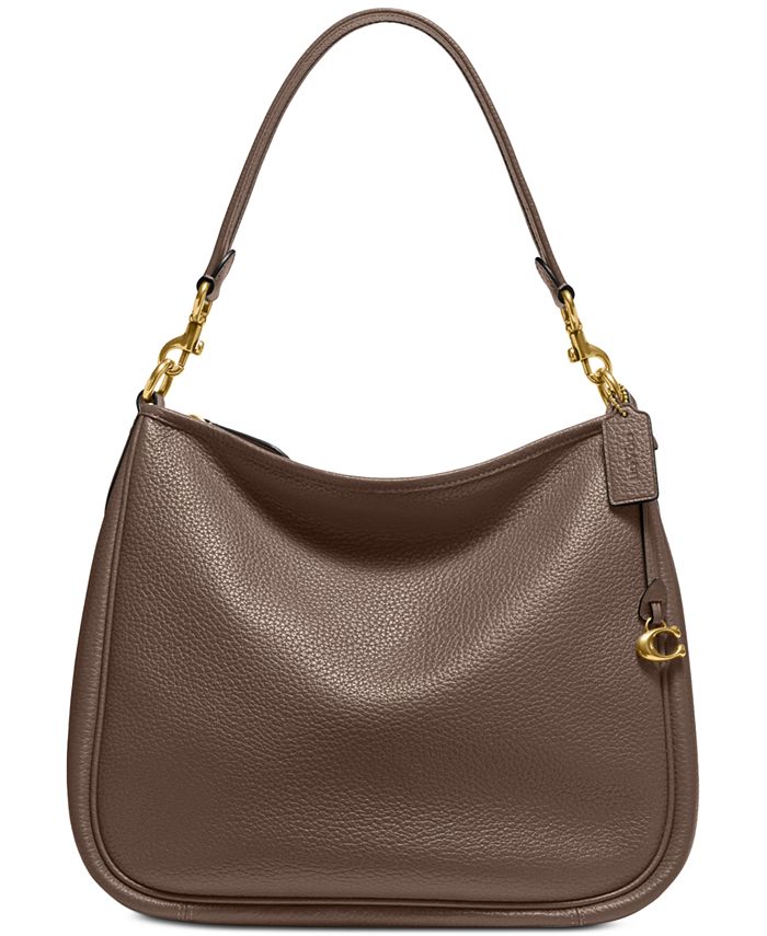 COACH Soft Pebble Leather Cary Shoulder Bag with Convertible Straps &  Reviews - Handbags & Accessories - Macy's
