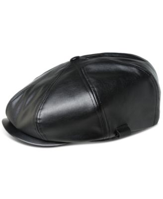 Kangol - Men's Faux Leather Pub Cap