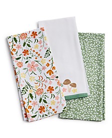 3-Pc. Printed Kitchen Towel Set, Created for Macy's