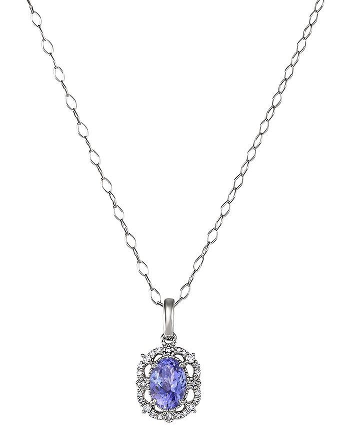 Tanzanite necklace macys on sale