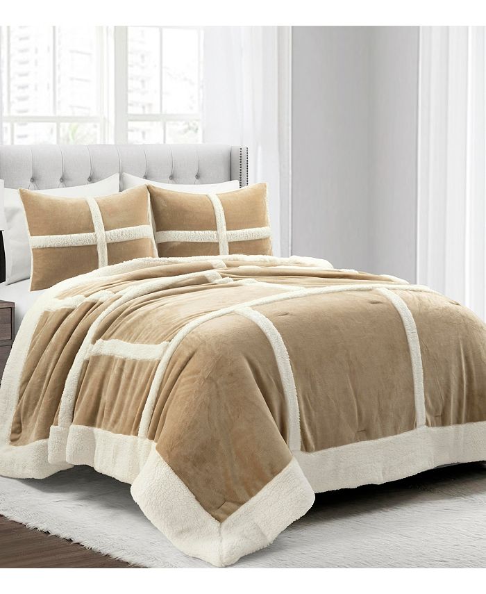 Macys sherpa sale comforter