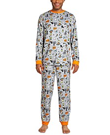 Men's Peanuts Halloween Pajamas Set