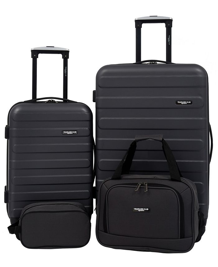 Travelers Club Austin 4 Piece Hardside Luggage Set & Reviews - Luggage Sets  - Luggage - Macy's