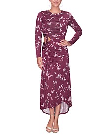 Women's Lennox Ruched Cutout Midi Dress