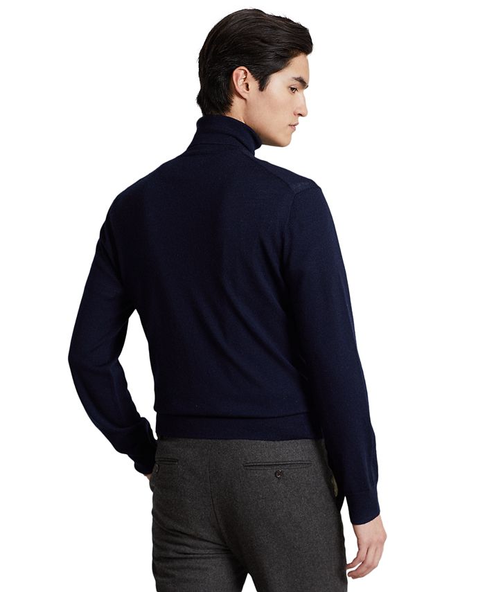 Polo ralph lauren crest wool turtleneck sweater clearance