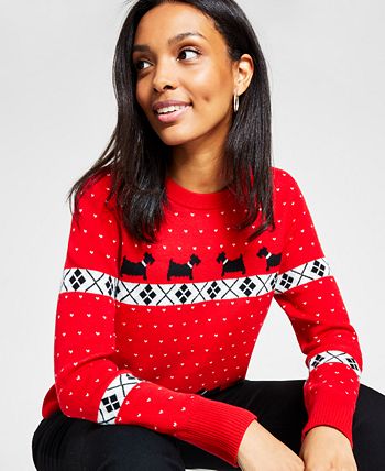Macys womens red sweaters cheap