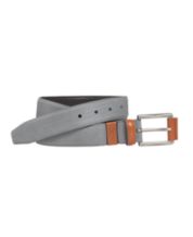 Grey leather deals belt womens