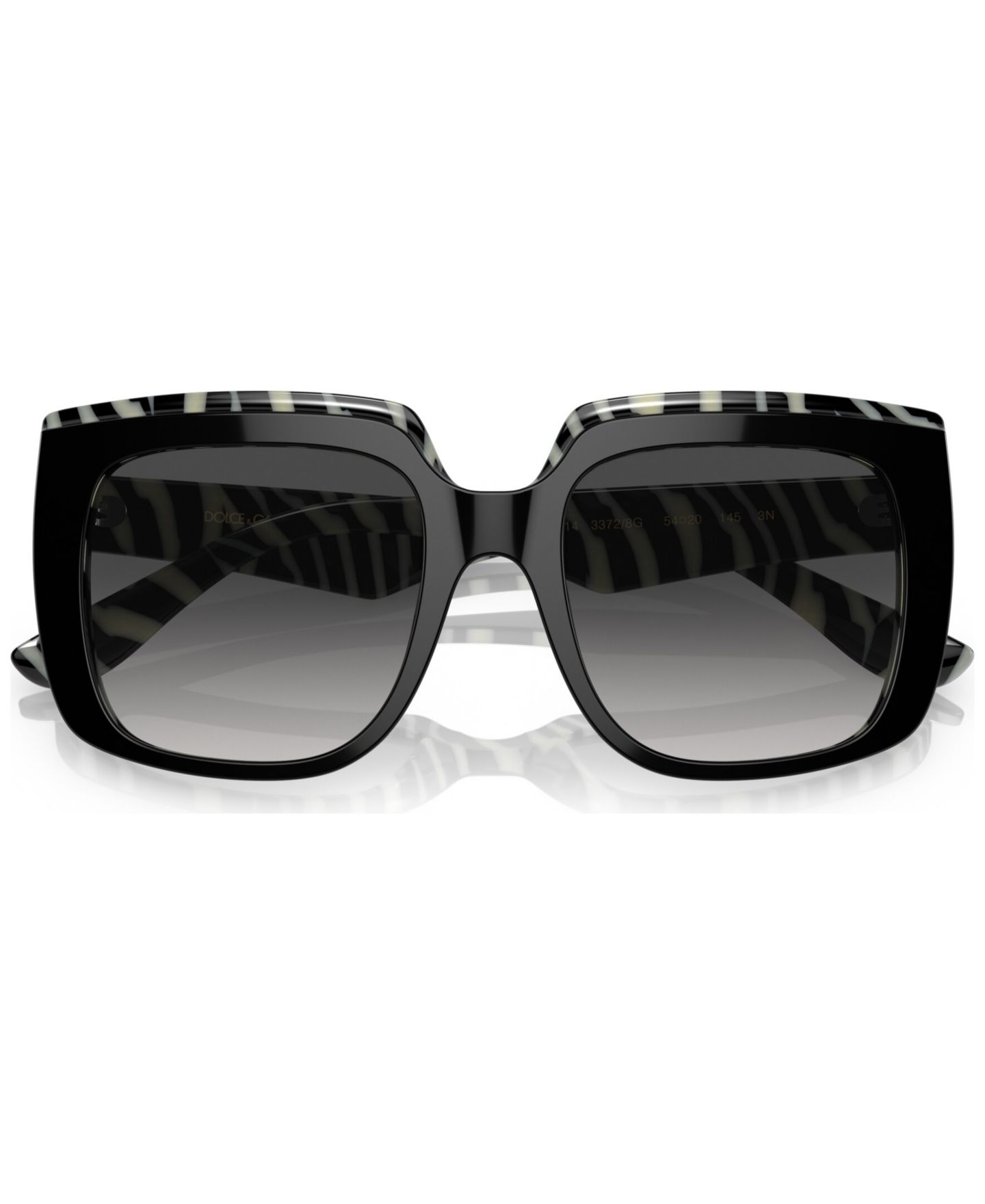 Женские солнцезащитные очки Dolce&Gabbana Sunglasses, DG441454-Y, цвет: Чёрный зебра — фото 5