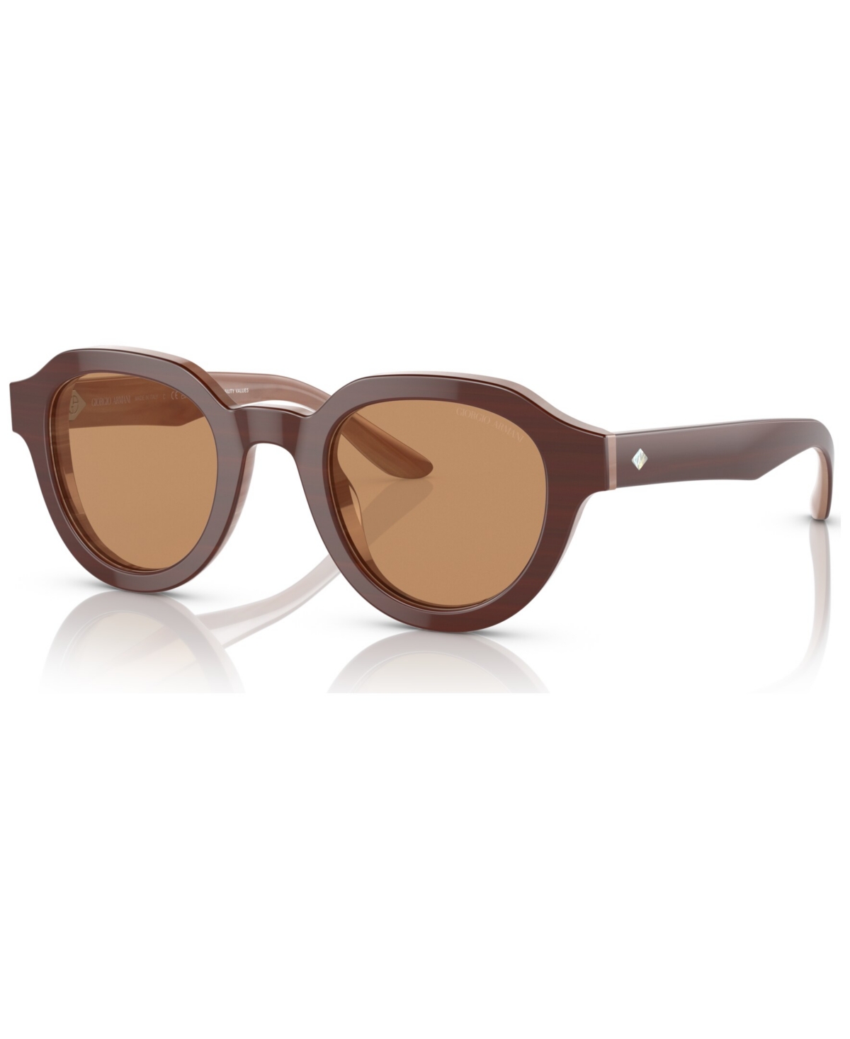Women's Sunglasses, AR8172U - Bilayer Marble Brown
