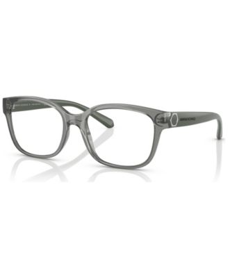AX Armani Exchange Womens Rectangle Eyeglasses AX3098 - Shiny Transparent Green 132$