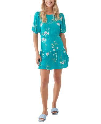 O'Neill - Juniors' Alta Open-Back Ruffled-Hem Dress