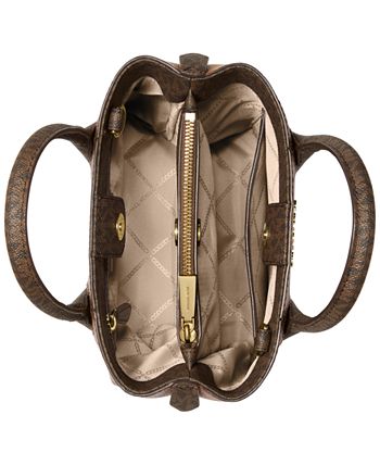 Michael Kors Signature Austin Leather Messenger Bag & Reviews - Handbags &  Accessories - Macy's