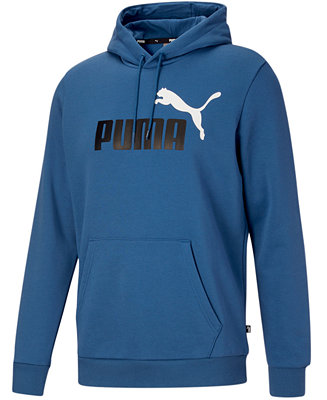 Puma Men's Essential Oversized Two-Color Logo Hoodie - Macy's