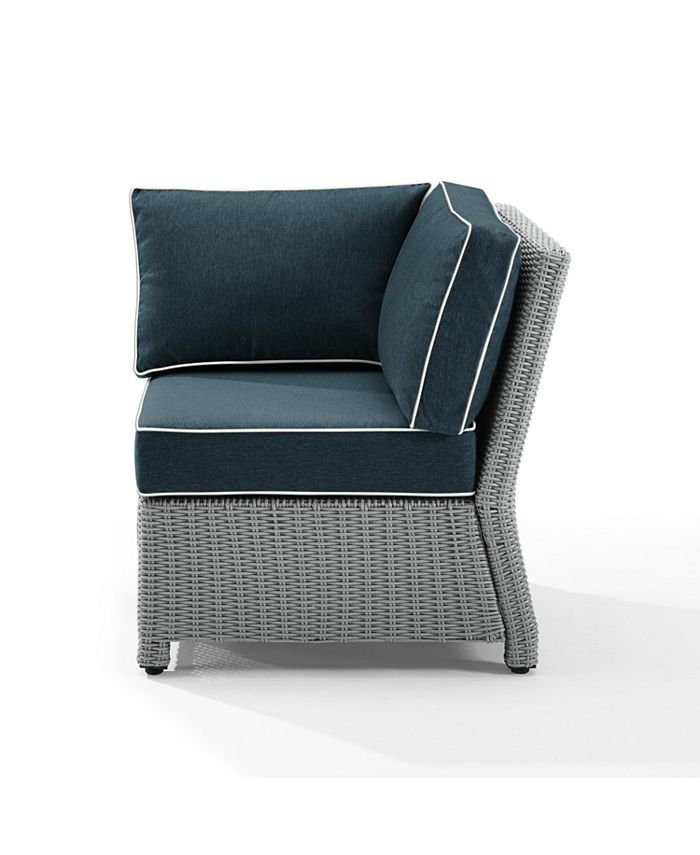 Crosley Bradenton Outdoor Wicker Sectional Corner Chair Macy's