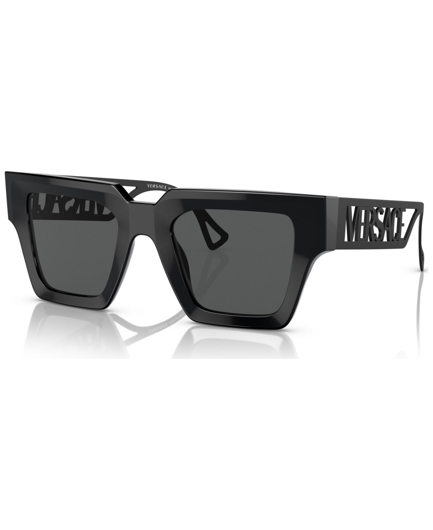 Женские солнцезащитные очки Versace Sunglasses, VE4431, цвет: Чёрный — фото 1