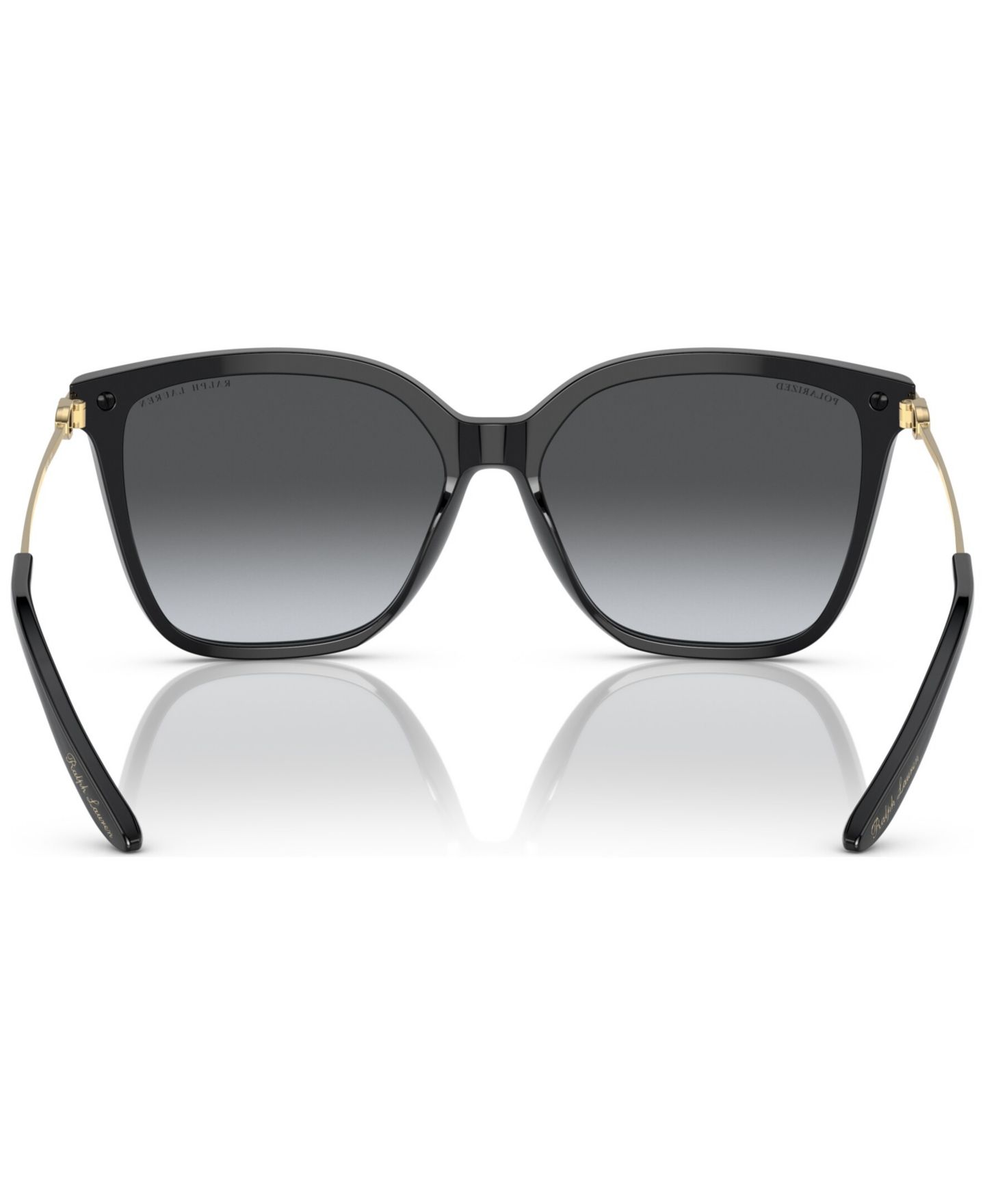 Женские солнцезащитные очки Ralph Lauren Polarized, RL820957-YP, цвет: Блестящий чёрный — фото 4