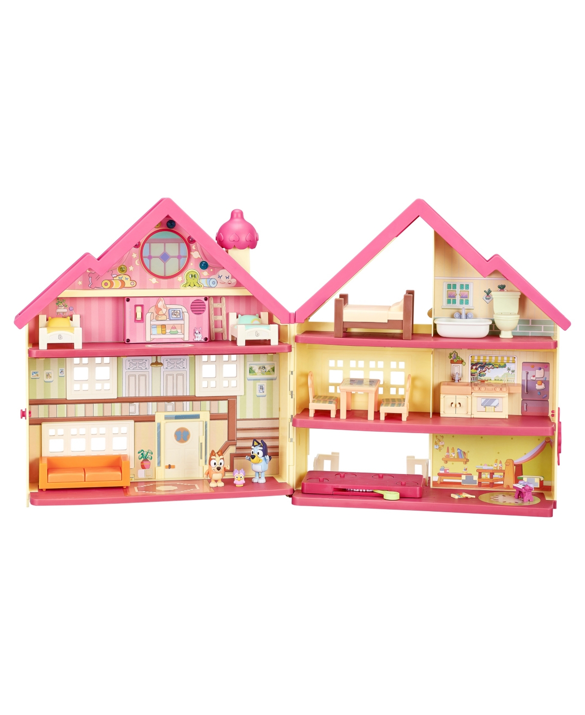 Bluey Kids' Deluxe Home Playset Series 7 In Multi Color
