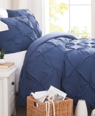 Southshore Fine Linens Pintuck 2 Piece Duvet Cover Set, Twin/Twin XL