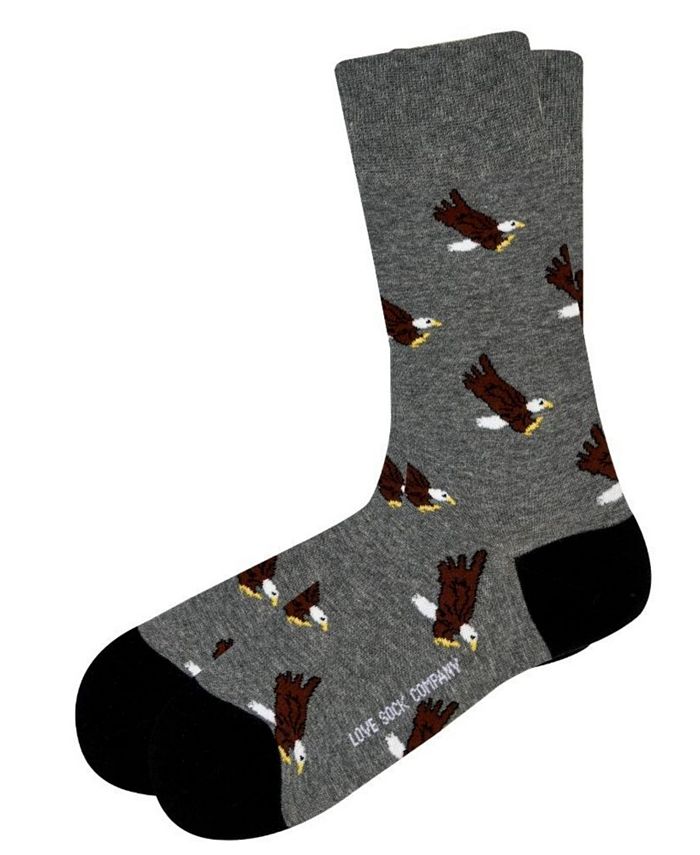 Love Sock Company Women's Eagles WCotton Dress Socks with Seamless Toe