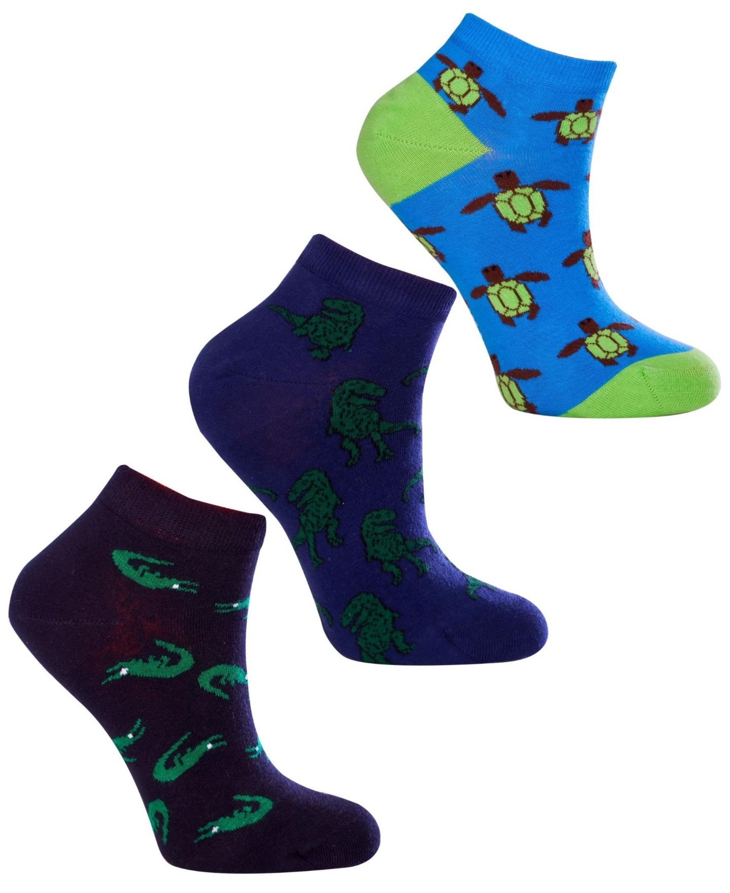 Носки Novelty, без швов, низкие, хлопок, 3 шт. — Love Sock Company, цвет: Разноцветный — фото 1