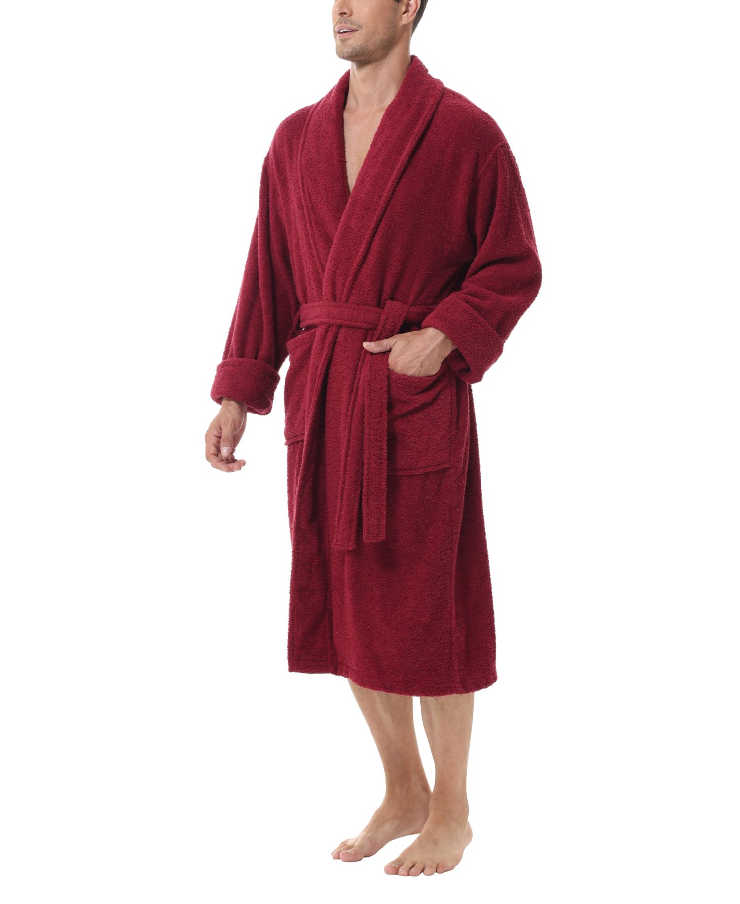 Men's All Cotton Terry Robe