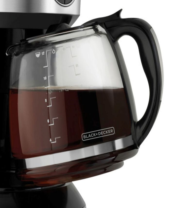 Black & Decker Honeycomb Collection 12-Cup Programmable Coffeemaker - Macy's