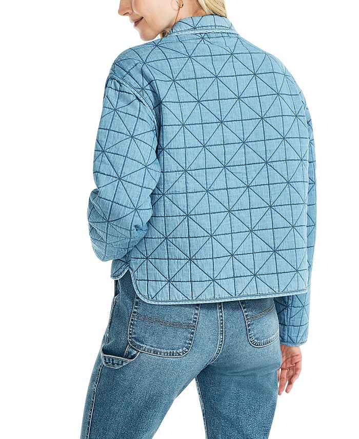 Nautica Jeans Co. Women's Quilted Denim Jacket Macy's