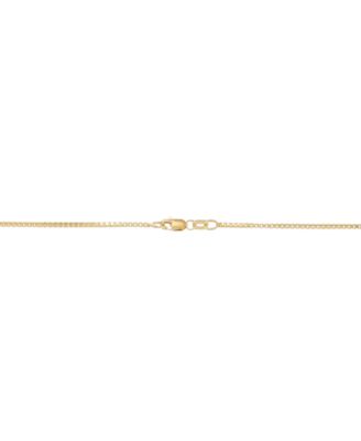 Box Link 20" Chain Necklace in 14k Gold