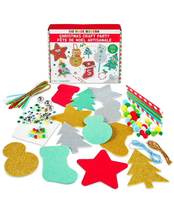 Kid Made Modern DIY Christmas Craft Party Ornament Kit - Macy's