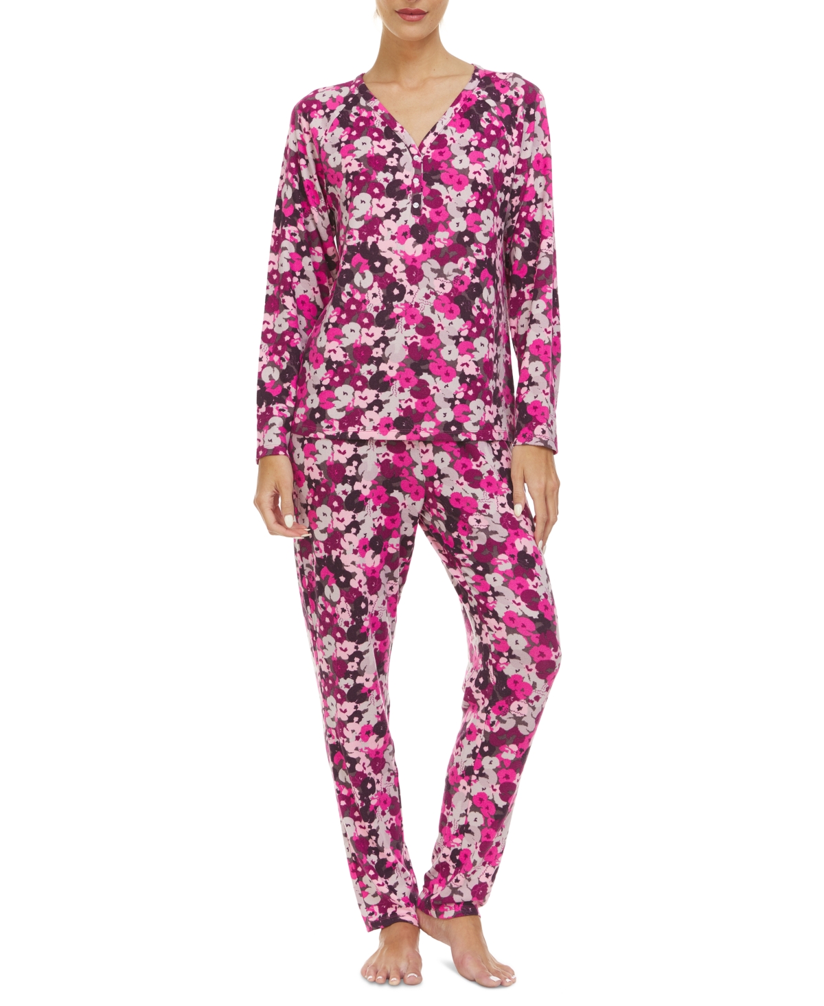 Flora by Flora Nikrooz Women's Colby Sweater Knit Pajamas Set