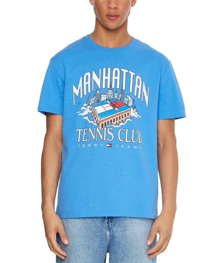 prioritet Fælles valg Konfrontere Tommy Hilfiger Men's Tennis Club Short Sleeve T-shirt - Macy's