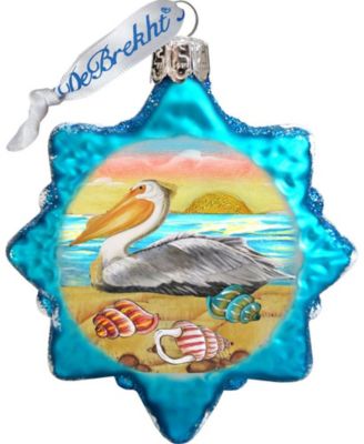 Fun At the Beach Mercury Holiday Ornaments, Set of 3