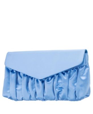 Salome Satin Pleated Clutch