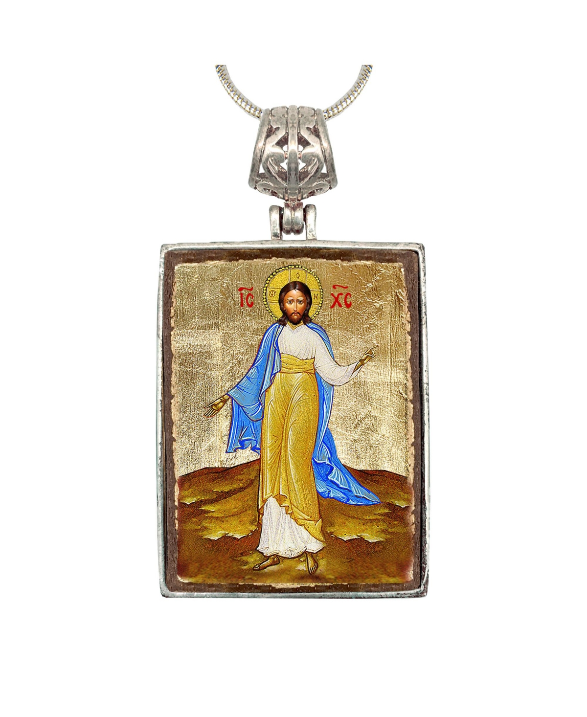 Jesus Religious Holiday Jewelry Necklace Monastery Icons - Multi Color