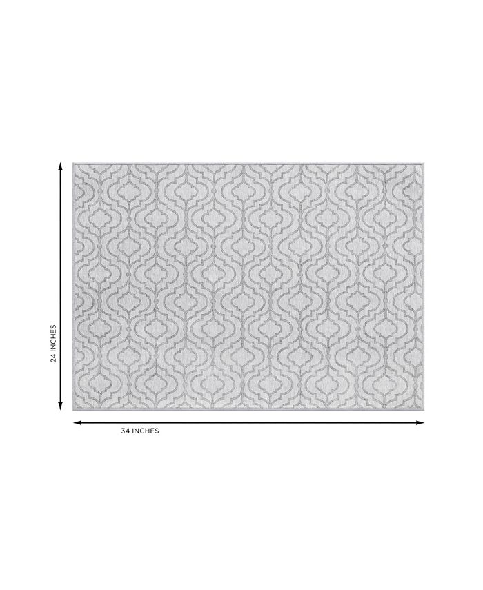 GelPro Nevermove Monaco Plush Accent Rug, 24" x 34" Macy's