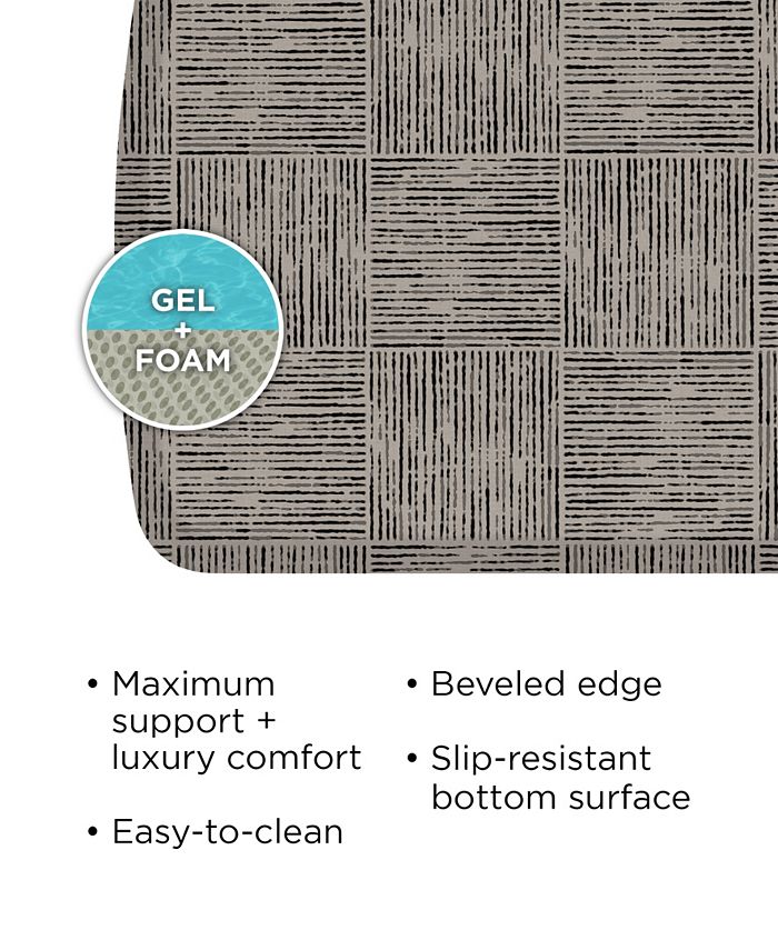 GelPro Elite Bento Gel Plus Foam Premium FatigueResistant Mat, 20" x