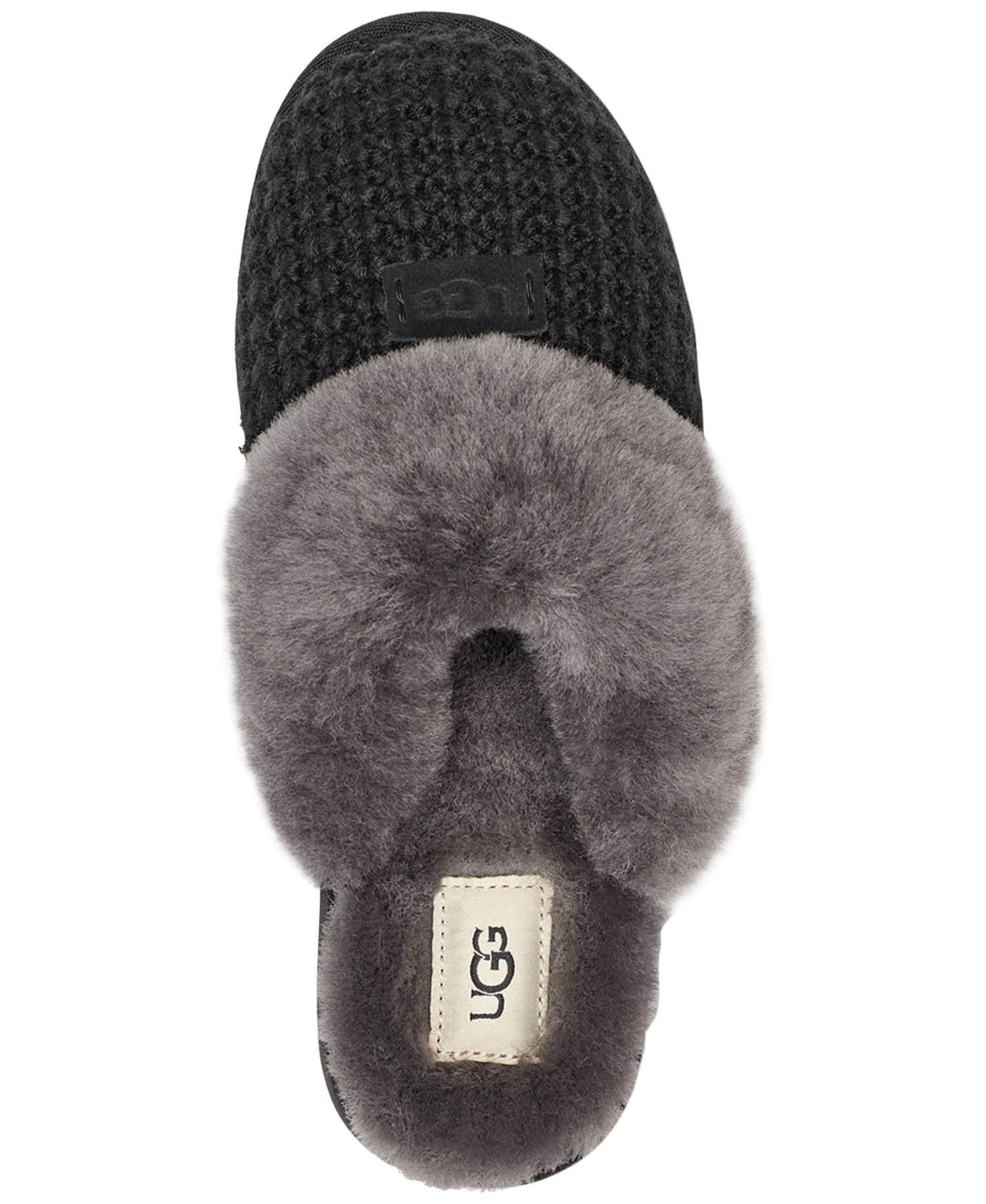 Women's Cozy Faux-Shearling Round Toe Slippers