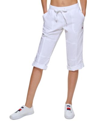 Tommy Hilfiger - Women's Convertible Cotton Cargo Capri Pants