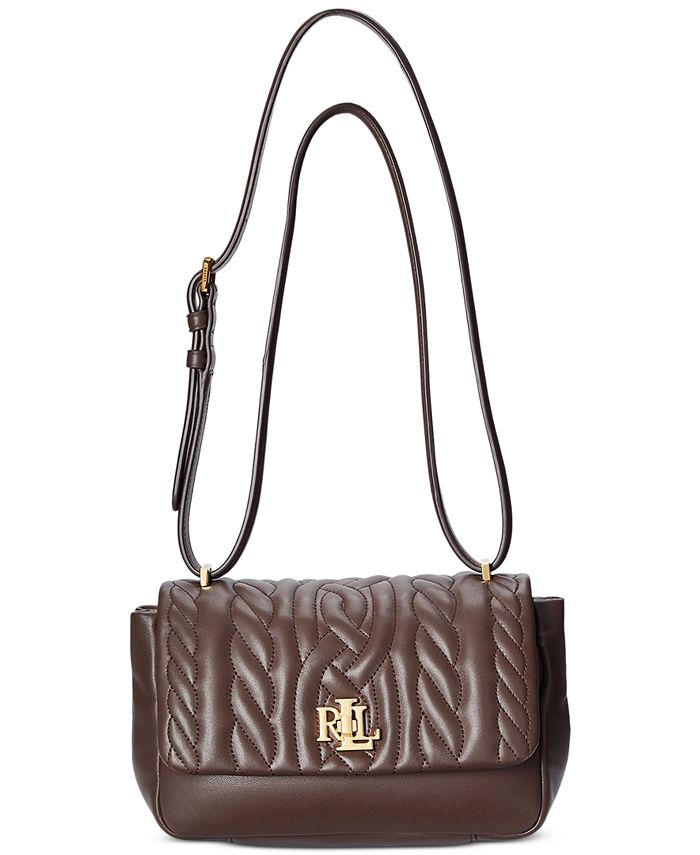 Lauren Ralph Lauren Medium Sophee Embossed Leather Bag