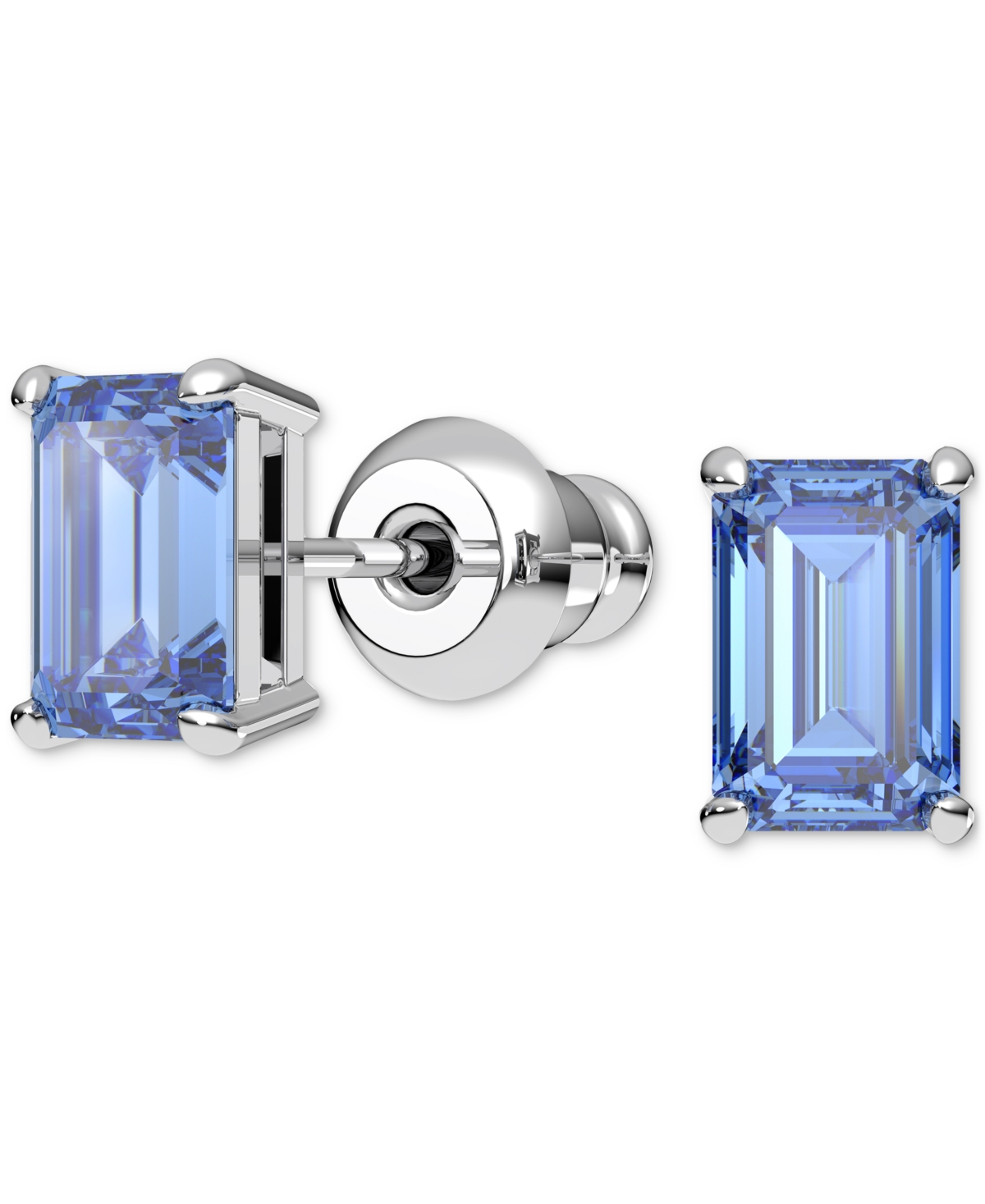 Swarovski Silver-Tone MilleniaCrystal Stud Earrings & 14-7/8