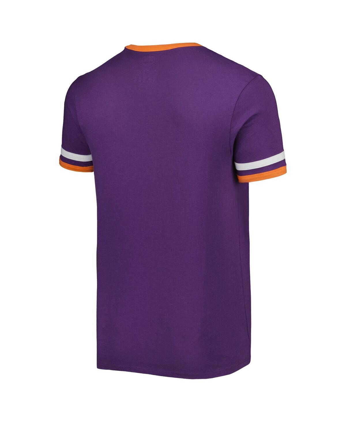 Shop 47 Brand Men's '47 Purple Clemson Tigers Otis Ringer T-shirt