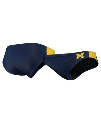 Women's Navy Michigan Wolverines Wordmark Bikini Bottom