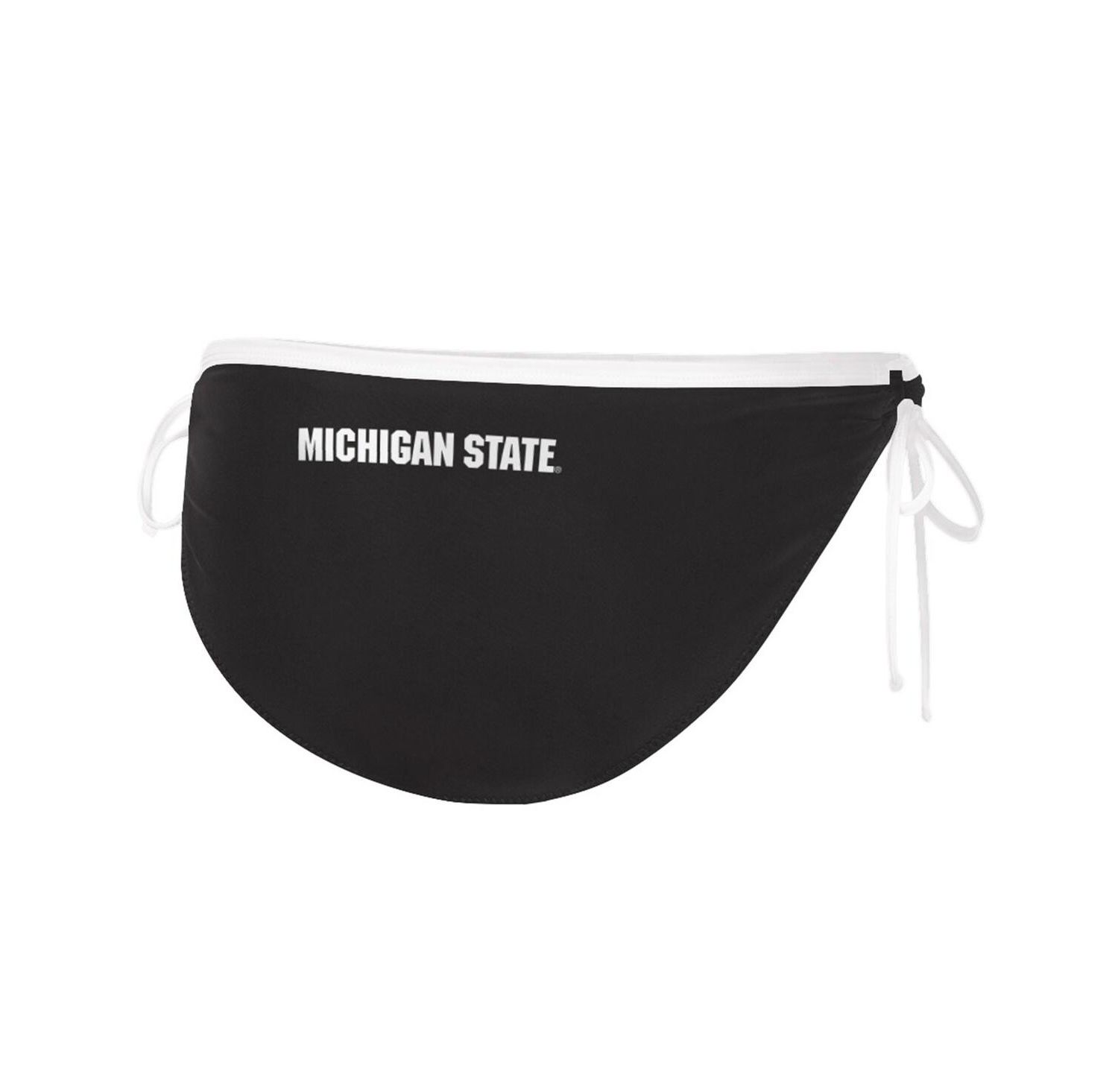 Women's Black Michigan State Spartans Perfect Match Bikini Bottom