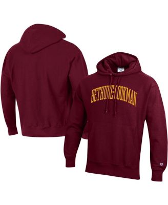 Men's Maroon Bethune-Cookman Wildcats Tall Arch Pullover Hoodie