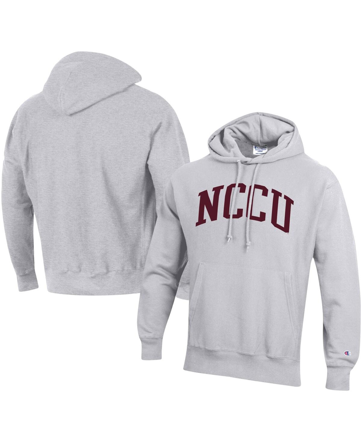 Men's ChampionNorth Carolina Central Eagles Tall Arch Pullover Hoodie - Gray