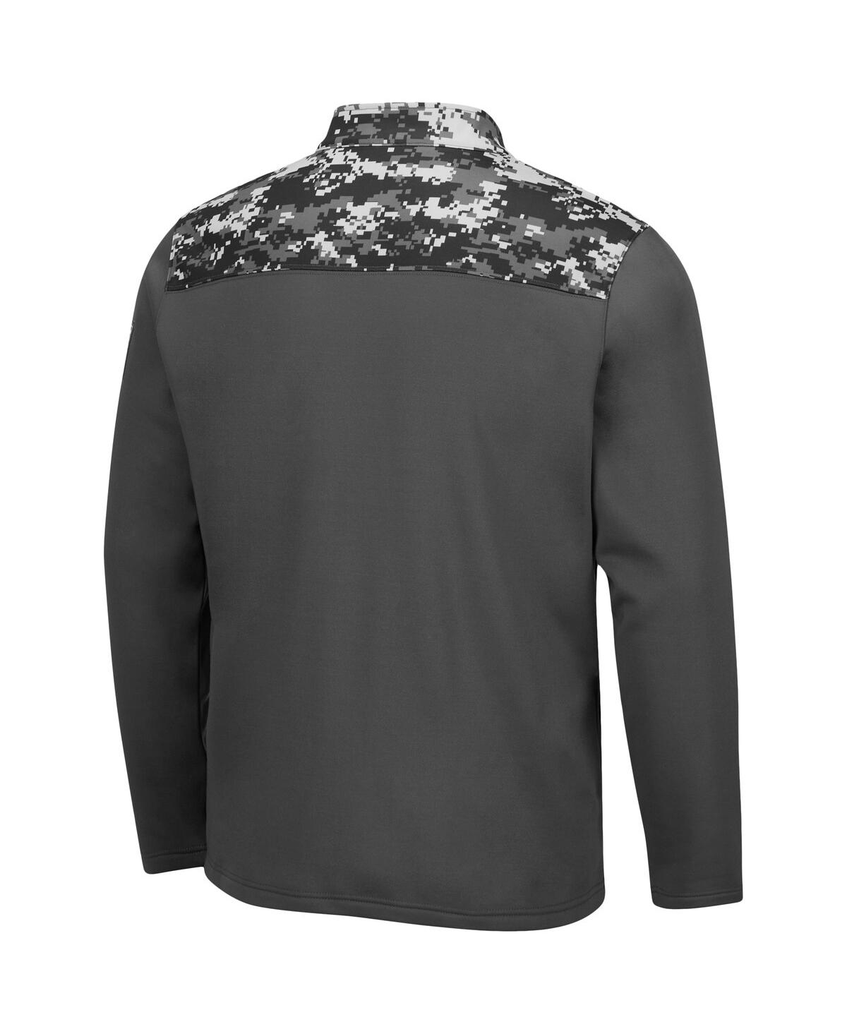 Men's ColosseumIllinois State Redbirds Oht Military-Inspired Appreciation Digi Camo Full-Zip Jacket - Charcoal