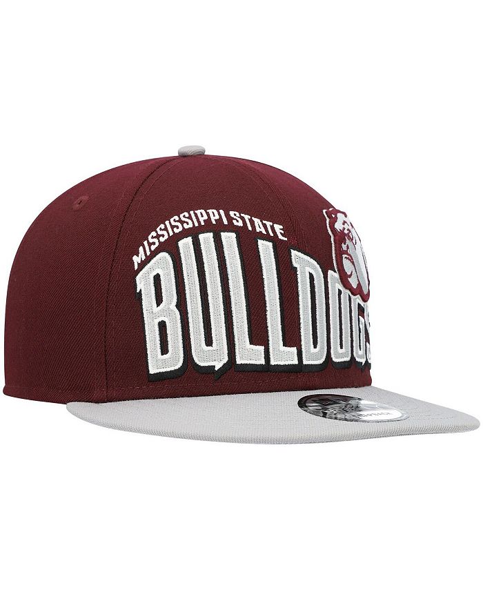New Era Men's Maroon Mississippi State Bulldogs Two-Tone Vintage-Like ...